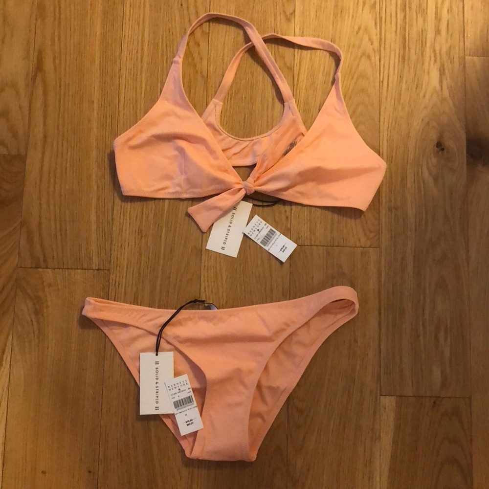 Solid and Striped Bathing suit